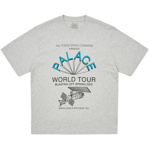 WORLD TOUR T-SHIRT GREY MARL
