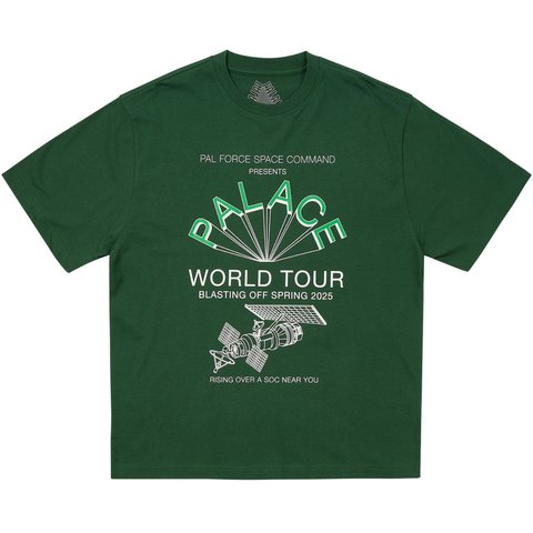 WORLD TOUR T-SHIRT RACEY GREEN