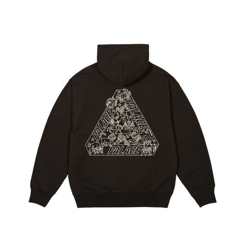 Palace ZODIAC TRI-FERG HOOD BLACK - Colorway