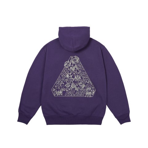 Palace ZODIAC TRI-FERG HOOD PURP - Colorway