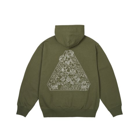 Palace ZODIAC TRI-FERG HOOD THE DEEP GREEN - Colorway