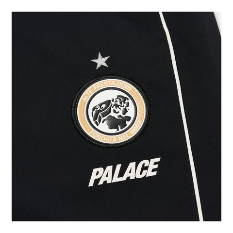 Palace PRO TEAM PIPED SHELL JOGGER BLACK - Style 4
