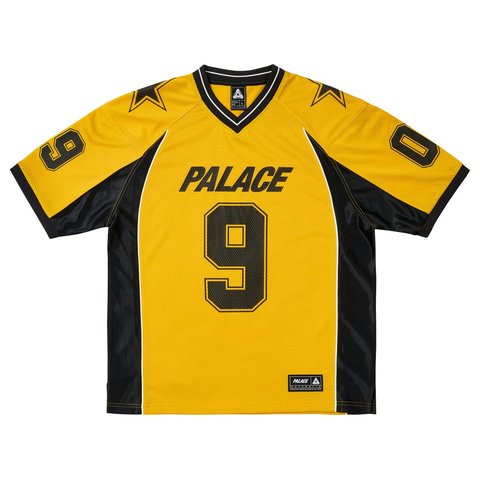 Palace NEIN MESH JERSEY YELLOW - Style 3