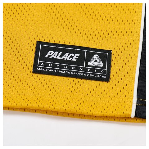 Palace NEIN MESH JERSEY YELLOW - Style 3