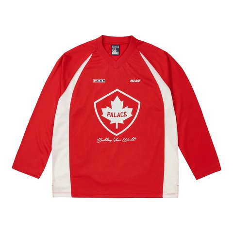 Palace PAL-ICE HOCKEY JERSEY RED - Style 3