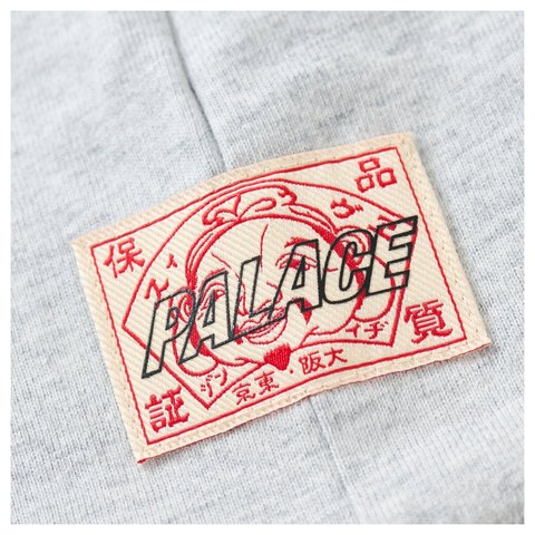 Palace PALACE EVISU HEAVY WASH T-SHIRT GREY MARL - Style 4
