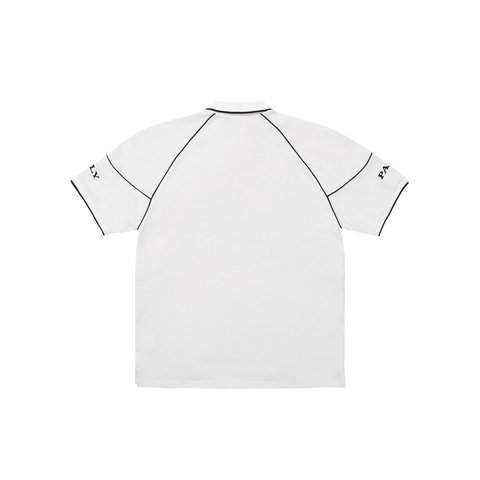 Palace PRO TEAM PIPED POLO WHITE - Style 3