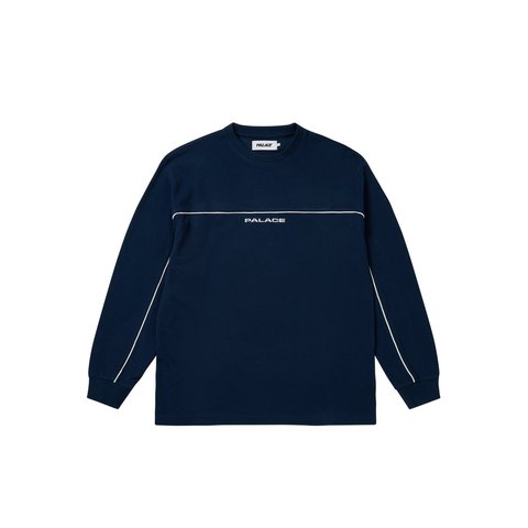 Palace RUN IT LONGSLEEVE NAVY - Style 3