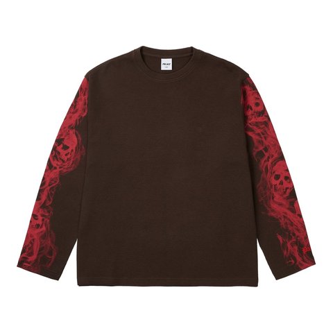Palace SMOKED WAFFLE LONGSLEEVE FOX - Style 3