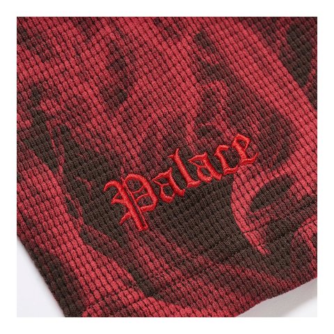 Palace SMOKED WAFFLE LONGSLEEVE FOX - Style 3