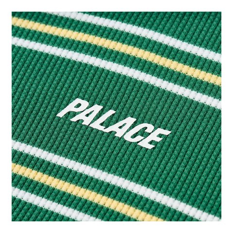 Palace TRIO STRIPE LONGSLEEVE LUCKY GREEN - Style 3