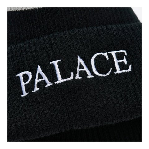 Palace ESTABLISHED BEANIE BLACK - Style 4