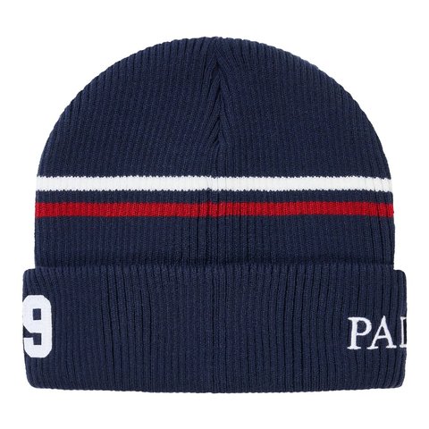 Palace ESTABLISHED BEANIE NAVY - Style 4