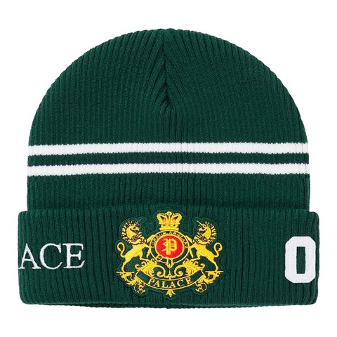 Palace ESTABLISHED BEANIE RACEY GREEN - Style 4