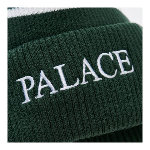 Palace ESTABLISHED BEANIE RACEY GREEN - Style 4