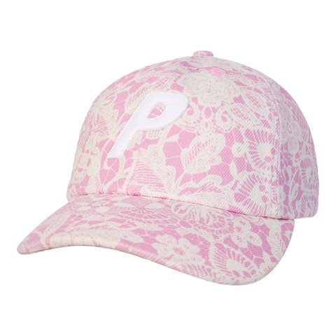 Palace P 6-PANEL DENIM LACE PRINT PINK - Style 3