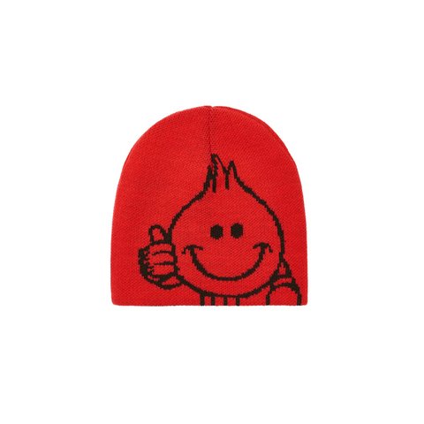 Palace PALACE WORLD INDUSTRIES REVERSO NEIN CUFF BEANIE RED / BLACK - Style 5