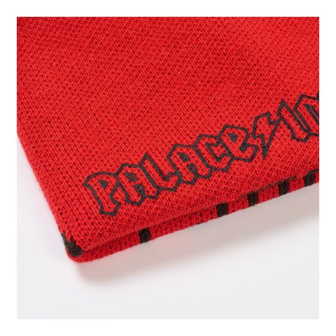 Palace PALACE WORLD INDUSTRIES REVERSO NEIN CUFF BEANIE RED / BLACK - Style 5