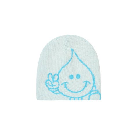 Palace PALACE WORLD INDUSTRIES REVERSO NEIN CUFF BEANIE WHITE / BLUE - Style 5
