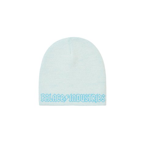 Palace PALACE WORLD INDUSTRIES REVERSO NEIN CUFF BEANIE WHITE / BLUE - Style 5