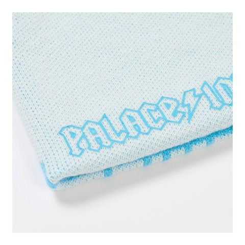 Palace PALACE WORLD INDUSTRIES REVERSO NEIN CUFF BEANIE WHITE / BLUE - Style 5