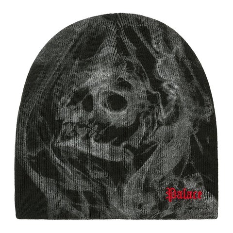 Palace SMOKED NEIN CUFF BEANIE BLACK - Style 3