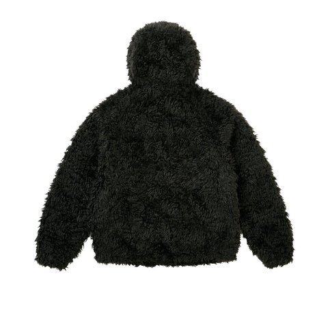 Palace FURRY FLEECE JACKET BLACK - Style 3