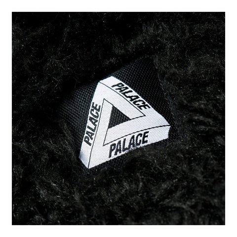 Palace FURRY FLEECE JACKET BLACK - Style 3