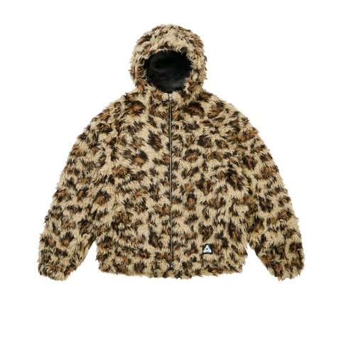 Palace FURRY FLEECE JACKET LEOPARD - Style 3