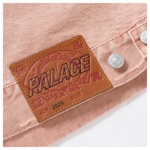 Palace PALACE EVISU TYPE 2 DENIM JACKET PINK WASH - Style 3