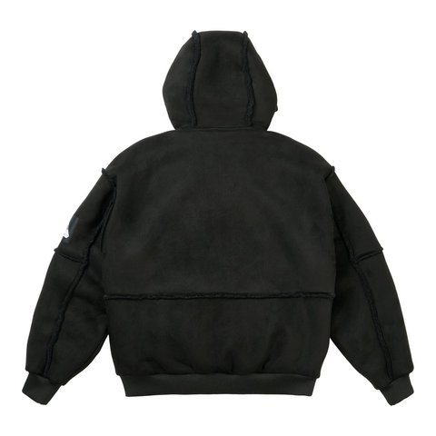 Palace PATCH ME UP SHEARLING JACKET BLACK - Style 4