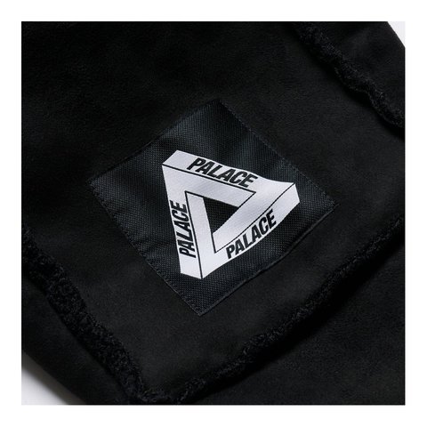 Palace PATCH ME UP SHEARLING JACKET BLACK - Style 4