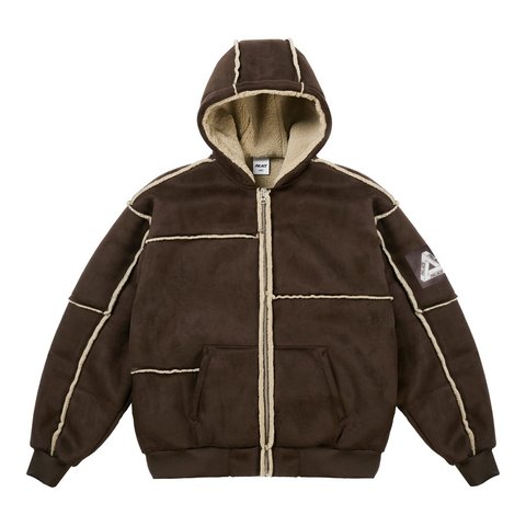 Palace PATCH ME UP SHEARLING JACKET FOX - Style 4