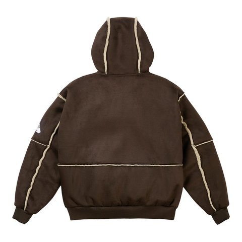 Palace PATCH ME UP SHEARLING JACKET FOX - Style 4