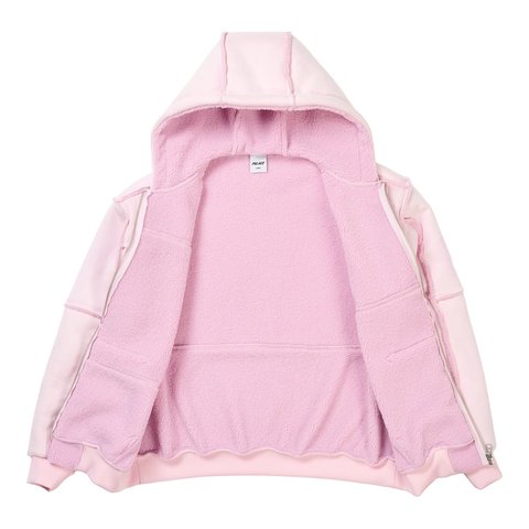 Palace PATCH ME UP SHEARLING JACKET SWEET PINK - Style 4