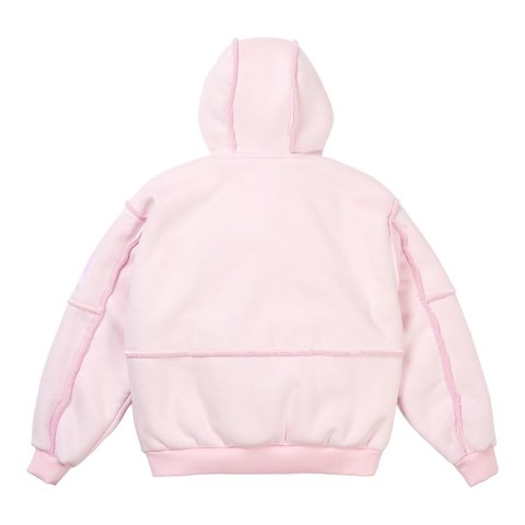 Palace PATCH ME UP SHEARLING JACKET SWEET PINK - Style 4