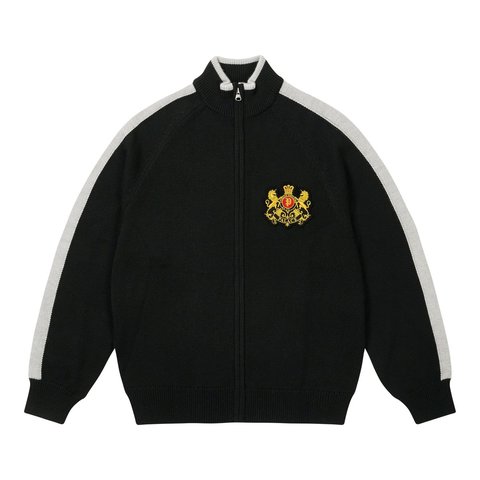 Palace ESTABLISHED ZIP FUNNEL KNIT BLACK - Style 4