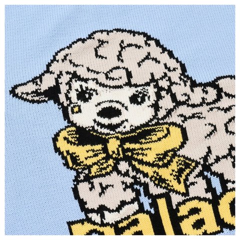 Palace LAMB KNIT SKYLINE BLUE - Style 3