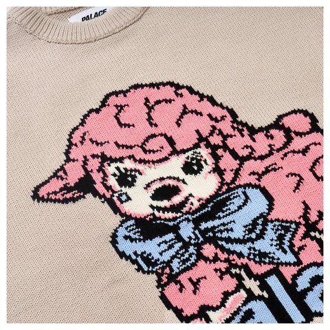 Palace LAMB KNIT WHITE - Style 3