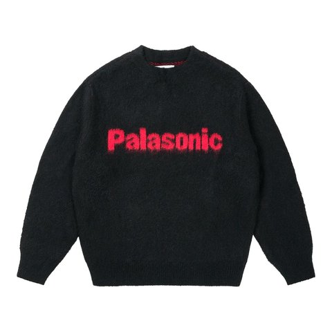 Palace PALASONIC KNIT CREW BLACK - Style 2