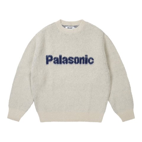 Palace PALASONIC KNIT CREW GREY - Style 2
