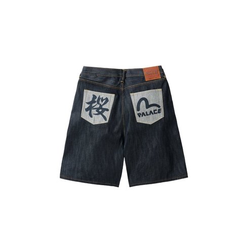 Palace PALACE EVISU LONG DENIM SHORT INDIGO - Style 4