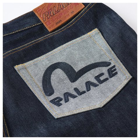 Palace PALACE EVISU LONG DENIM SHORT INDIGO - Style 4