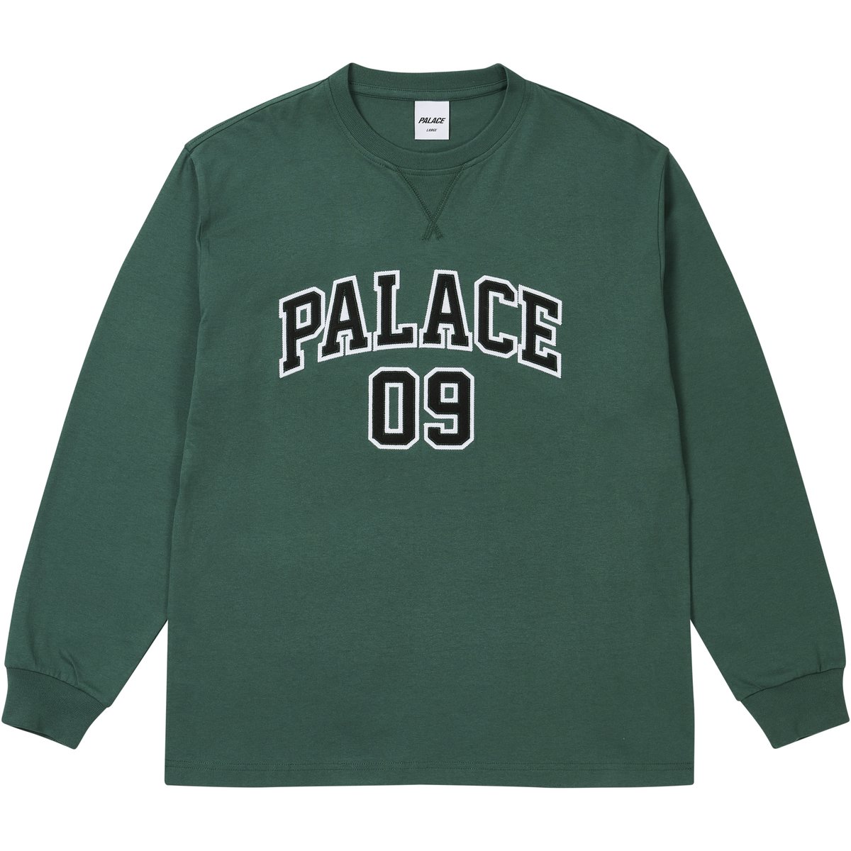 Palace 09 PALACE LONGSLEEVE RACEY GREEN (Spring 2026) - $118.00