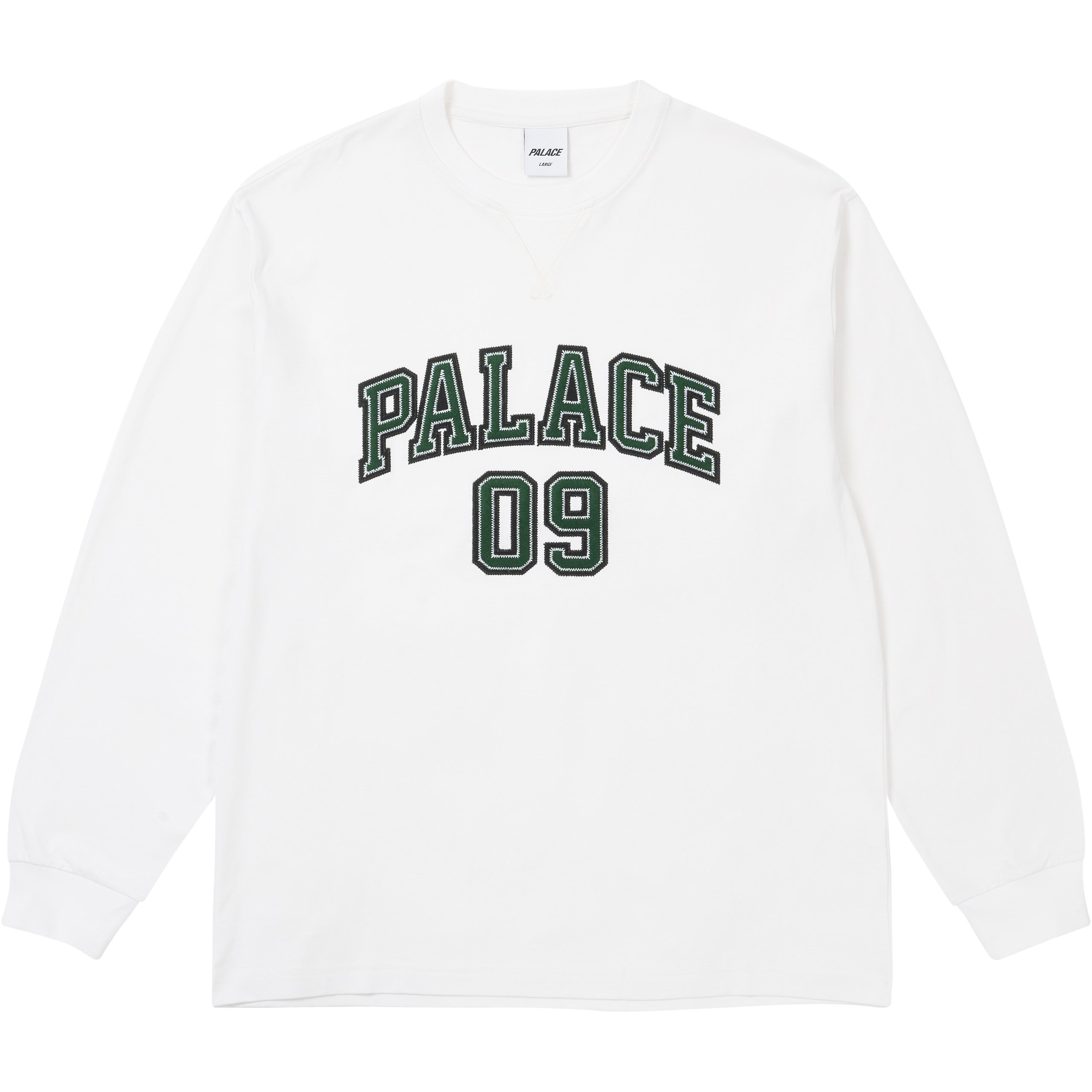 09 PALACE LONGSLEEVE WHITE