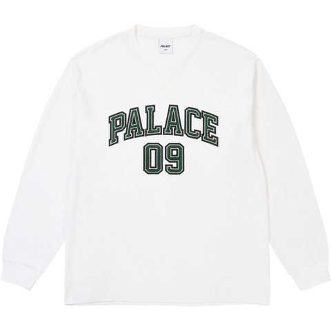 09 PALACE LONGSLEEVE WHITE