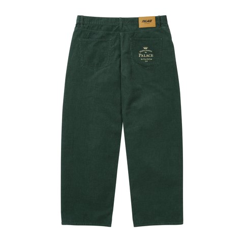 Palace BAGGY CORD P90 JEAN GREEN - Colorway