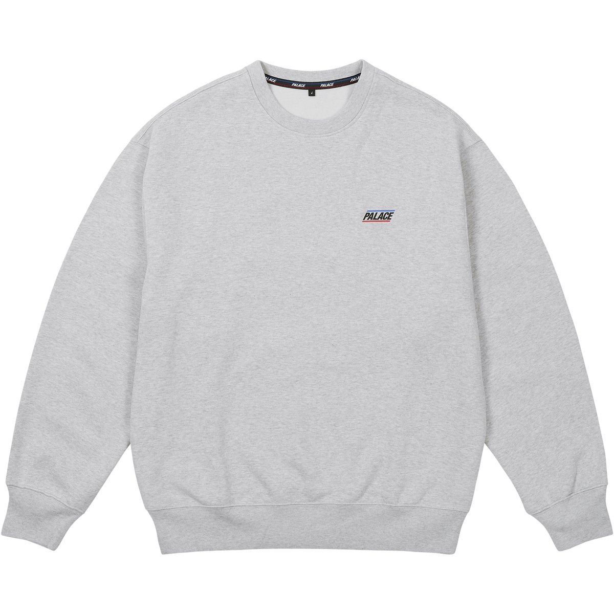 Palace BASICALLY A CREW GREY MARL (Spring 2026) - $118.00