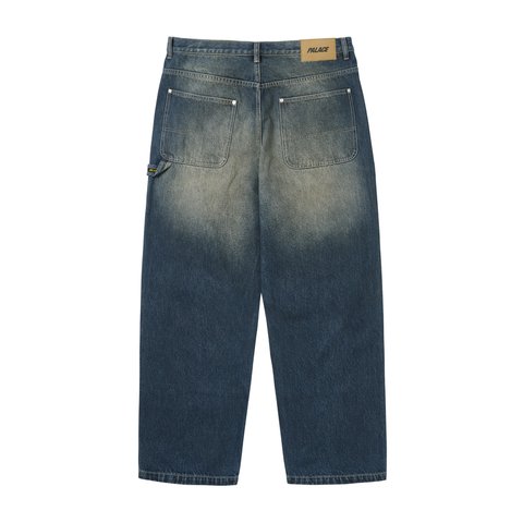Palace CARP JEAN DARK DISTRESS WASH - Colorway