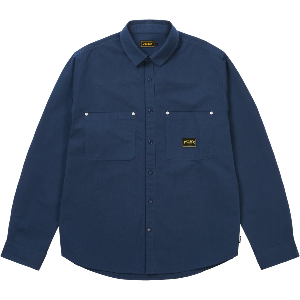 Palace COTTON TWILL OVERSHIRT WASHED BLUE (Spring 2026) - $208.00